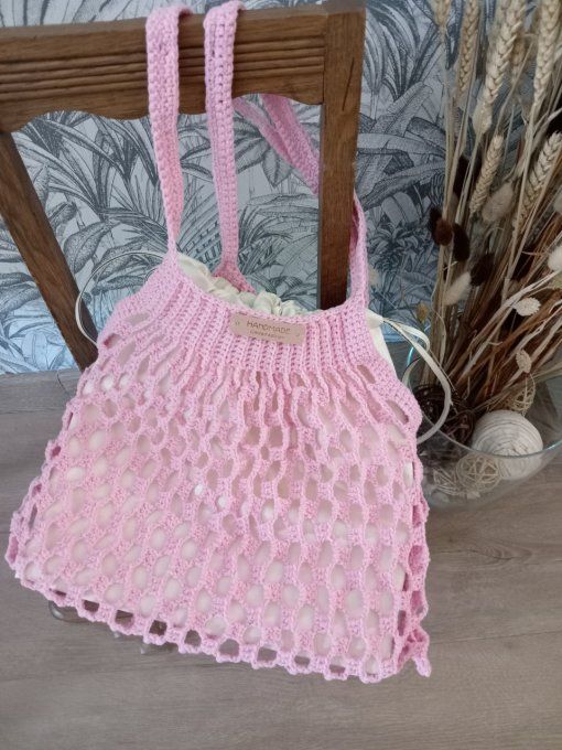 Sac fourre tout rose