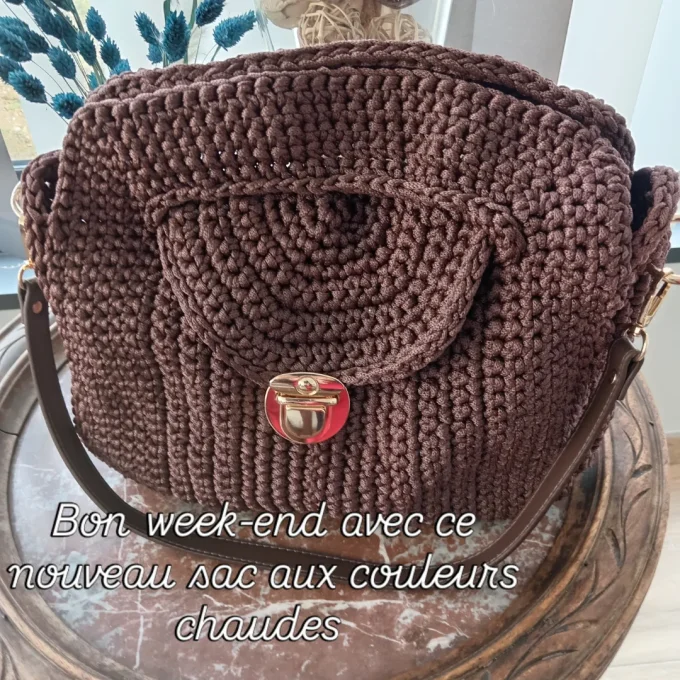 SAC A MAIN CHOCOLAT