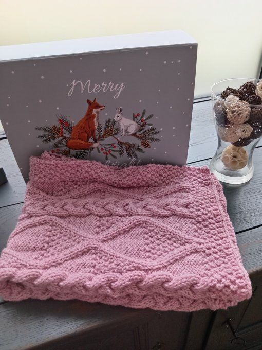 COUVERTURE BEBE PURE LAINE