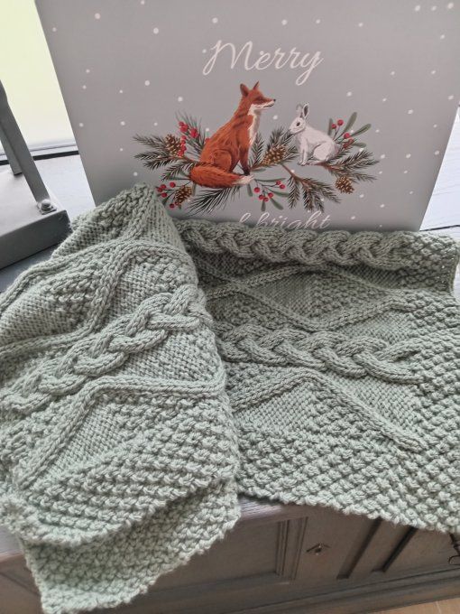 Couverture bébé pure laine