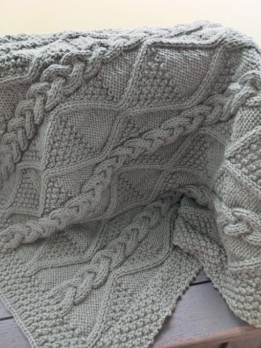 Couverture bébé pure laine