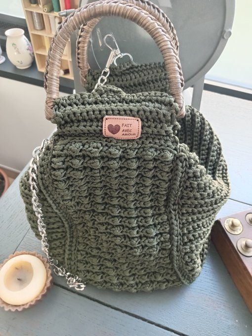 SAC VERT KAKI