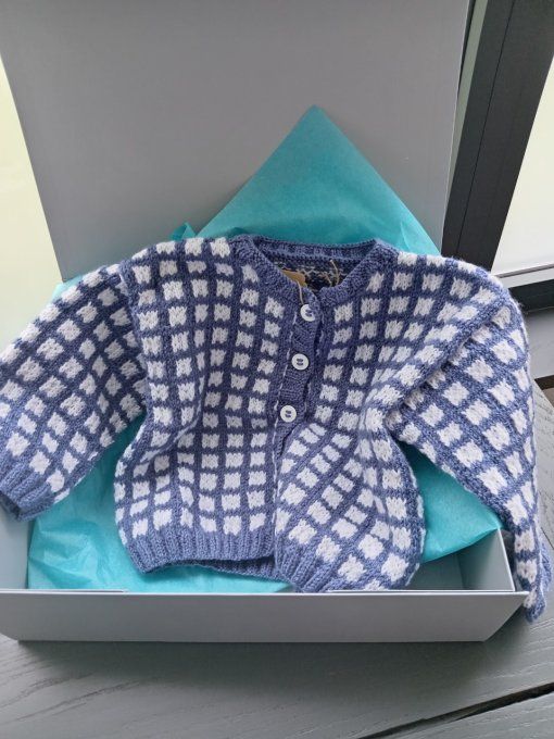 Gilet bébé en laine