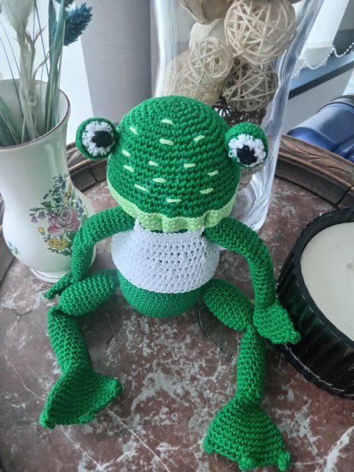 GRENOUILLE EN FIL COTON