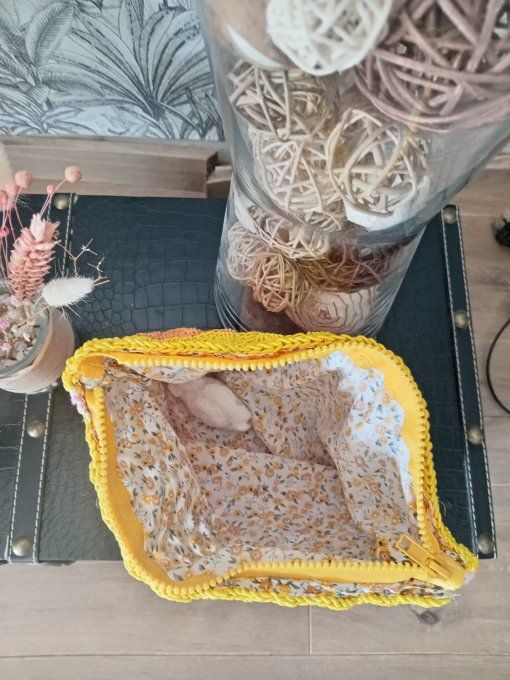 POCHETTE DE TOILETTE EN COTON