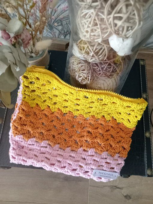 POCHETTE DE TOILETTE EN COTON