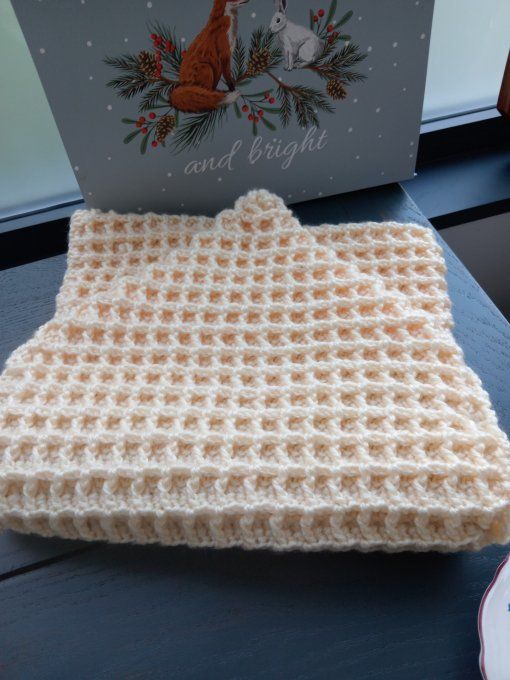 NID D'ANGE EN LAINE FAIT MAIN